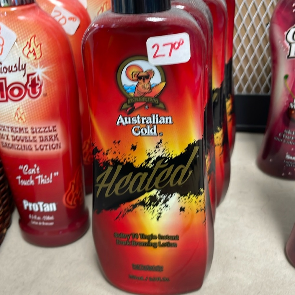 Tanning bed lotion